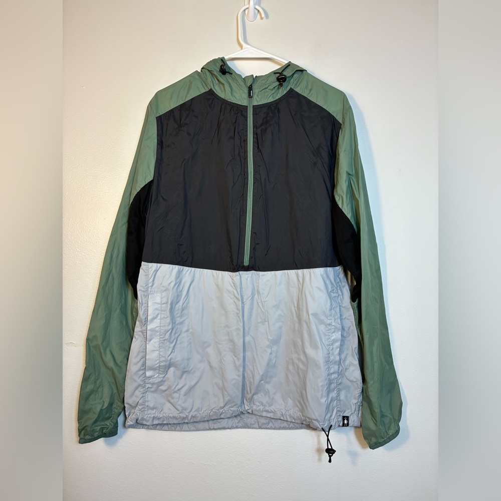Smartwool Merino sport ultralight Anorak Jacket Men’s Sz M‎ Colorblock 1/4 Zip
